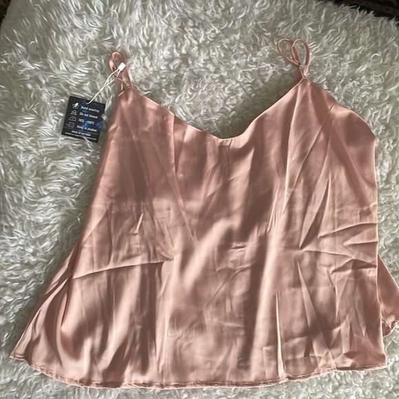 DREAMY Silky Satin Pajama Set Top & Shorts DreamyWear sz XL nwt - Picture 4 of 12